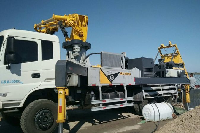 三民重科攪拌天泵助他闖出自己的一片天！